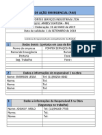 Modelo de PAE - Plano de Ação Emergencial