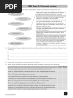 Worksheet Economic Systems and Market Failure