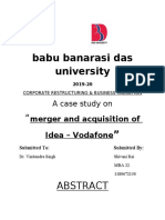 Merger N Acquisition Case Study