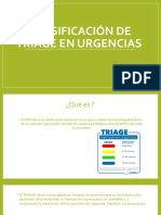 Clasificación de Triage en Urgencias