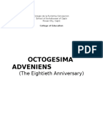 Octogesima Adveniens: (The Eightieth Anniversary)