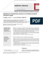 Maniobras de Reclutamiento Alveolar PDF