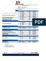 SONYA MASTA Price List 