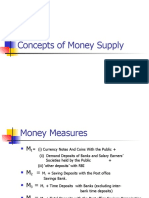 Concepts of Money Supply