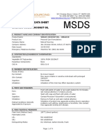 Material Safety Data Sheet Organic Virgin Coconut Oil