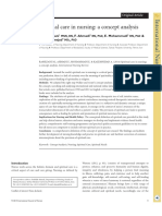 Spiritual Care in Nursing: A Concept Analysis: M. Ramezani,, F. Ahmadi,, E. Mohammadi, & A. Kazemnejad