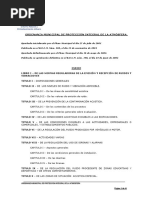 Ordenanza Municipal de Proteccion Integral de La Atmosfera