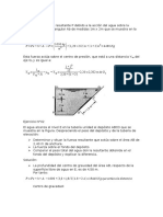 Fuerzas Sobre Superficies Planas