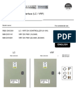 0-10V AHU DX Coil Interface (LC / VRF) Installation Manual: English