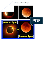 Difference Between Solar Eclipse and Lunar Eclipse