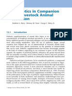 Prebiotics in Companion and Livestock An