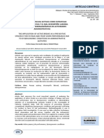 La Aplicación de Pausas Activas Como Estrategia Preventiva de La Fatiga y El Mal Desempeño Laboral Por Condiciones Disergonómicas en Actividades Administrativas