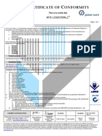 AFS LOGICWALL® CodeMark Certification PDF