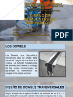 Clase 15 - Diseño de Dowels