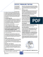 Hydrostatic Pressure Testing of Plastic Piping Systems