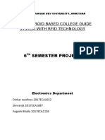 6 Semester Project: Android Based College Guide System With Rfid Technology