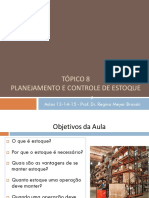 Aula 13 e 14 e 15 - Planejamento e Controle de Estoque PDF