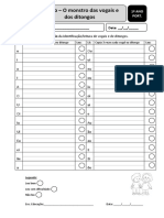 Avaliação Da Identificação de Vogais, Ditongos, Consoantes, Sílabas