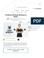 10-Move Full-Body Workout at Home - Fitness - MyFitnessPal PDF