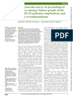 A Nationwide Survey of Psychological Distress Amon