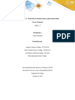 Unidad 1 Paso 2 Protocolo de Comunicaciones y Plan Motivacional Trabajo Colaborativo