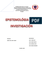 Epistemologia de La Investigacion