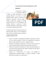 Estrategias Sanitarias Nacionales Dirigidas Al Niño