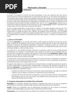 Motivación y Emoción, Tema 1 - El Proceso de Motivación