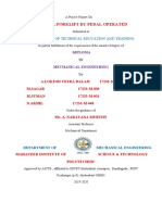 4 Wheel Forklift by Pedal Operated: State Board of Technical Education and Training