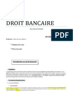 DROIT BANCAIRE Balboul