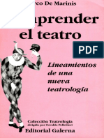 MARINIS, Marco de - Comprender El Teatro I PDF