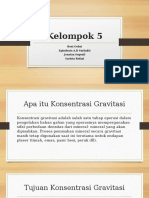 Kelompok 5 Konsentrasi Gravitasi