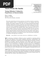 Ashkar - Views From The Inside Young Offenders' Subjective Experiences of Incarceration