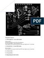 Timing Belt: Diagrams 1-120 NM (88 FT LB) + 1/4 Turn (90°) Further