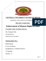 Submitted By-: Enforcement of Human Rights in India