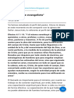 El Llamado de Evangelista° PDF