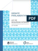 Ley de Seguridad Interior. Ley 24059 (1992)