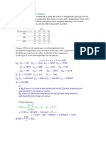 14.1 An Experiment Was Conducted To Study The Effects of Temperature and Type of Oven