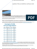 Commercial Solar Panel Degradation