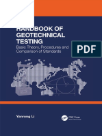 Yanrong Li - Handbook of Geotechnical Testing - Basic Theory, Procedures and Comparison of Standards-CRC Press (2019) PDF