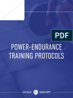 Power-Endurance Training Protocols: Coach Bott