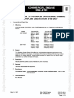 Engine, Gearbox, Output Duplex Drive Bearing Shimming INSPECTION, 250-C30G/2 AND 250-C40B Only