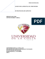 Informe Psicologico de La Pelicula El Cisne Negro