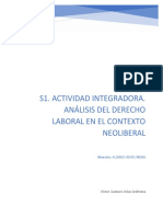 S1. Actividad Integradora. Análisis Del Derecho Laboral en El Contexto Neoliberal