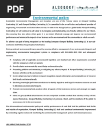 Environmental Policy: Ali Abdul Nabi Lazzim / PM