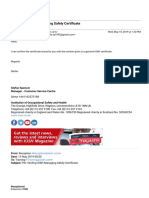 Verifying IOSH Managing Safely Certificate PDF
