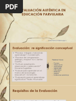 Evaluación Auténtica en Educación Parvularia 1