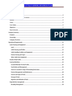 Contents Table Beef Cattle Farming Business Plan PDF