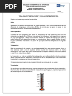 Taller Conversiones Escalas Detemperatura