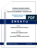 Ensayo de Comunicacion Arq III (Porque Es Útil La Expresión Gráfica para Un Arquitecto) PDF